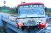 Narrow escape for passengers as KSRTC bus skids off road near Bangrakulur bridge